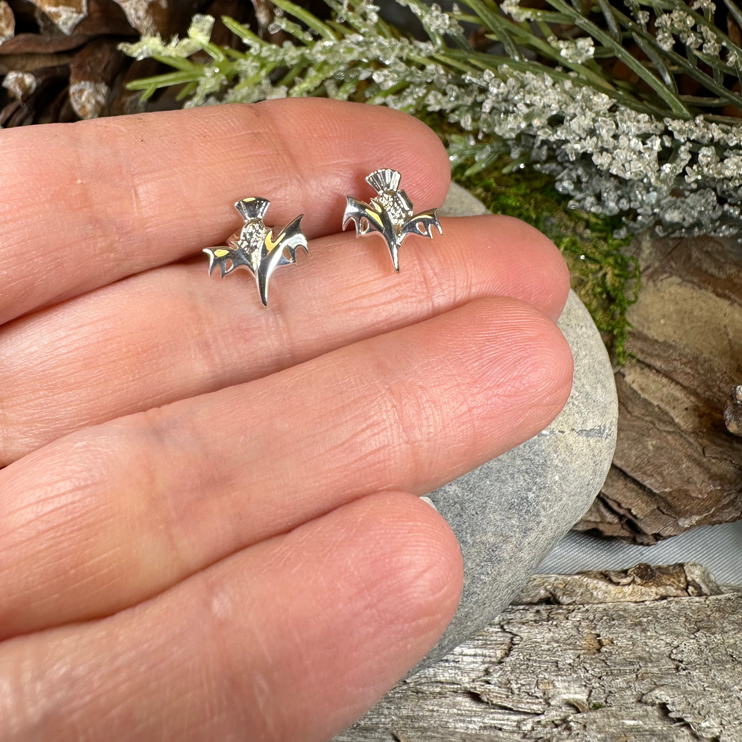 Modern Thistle Earrings — view 8