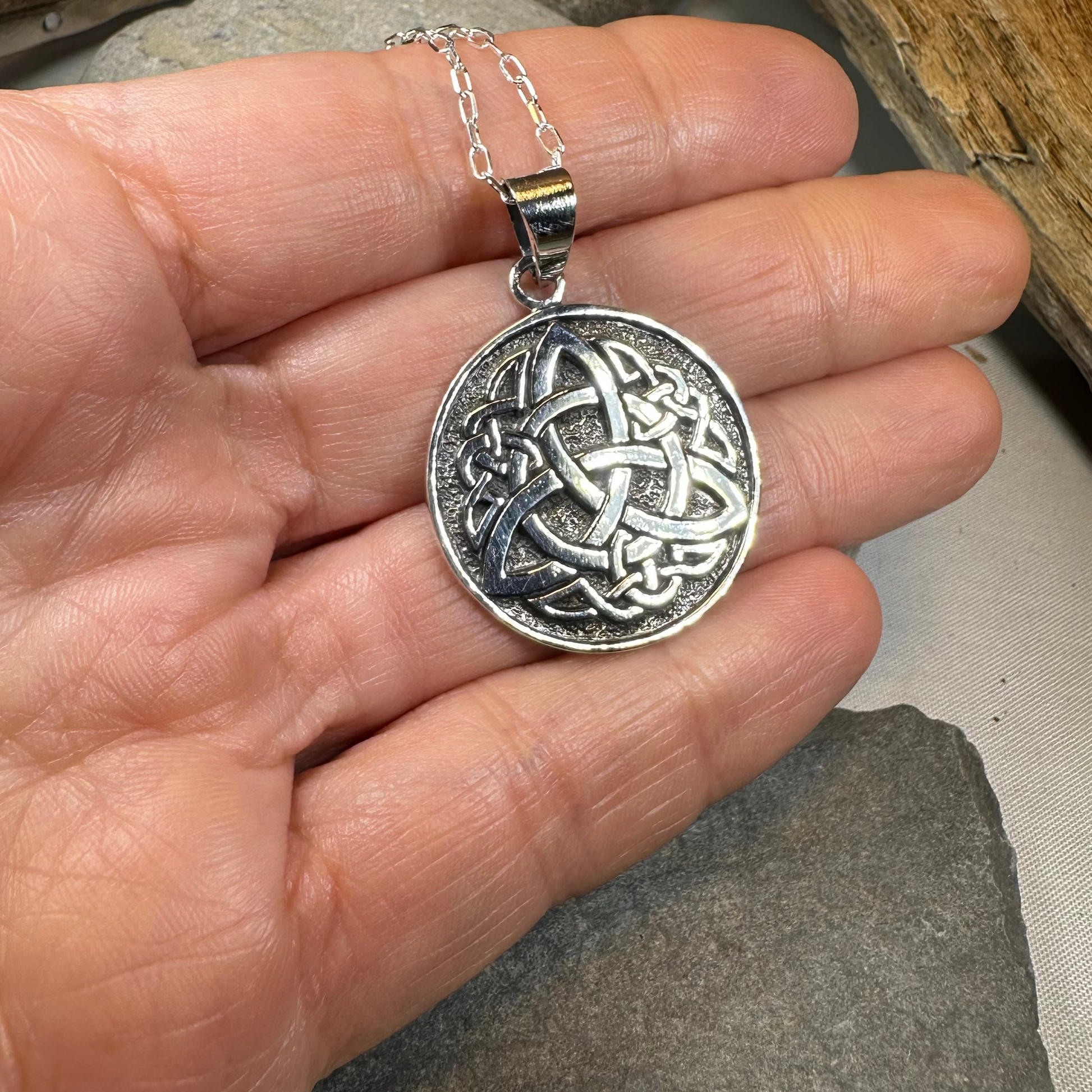 Stormfront Celtic Knot Necklace — view 6