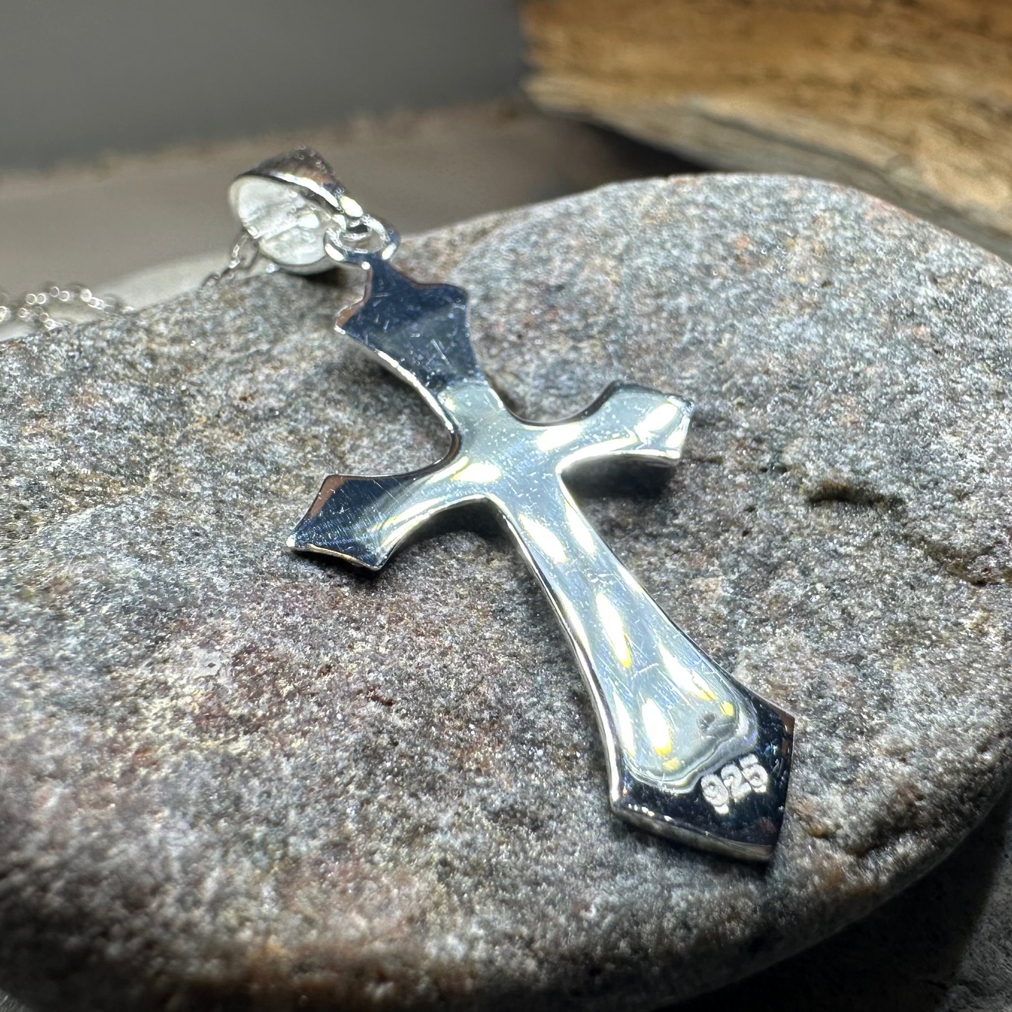 Kells Celtic Cross Necklace in Sterling Silver