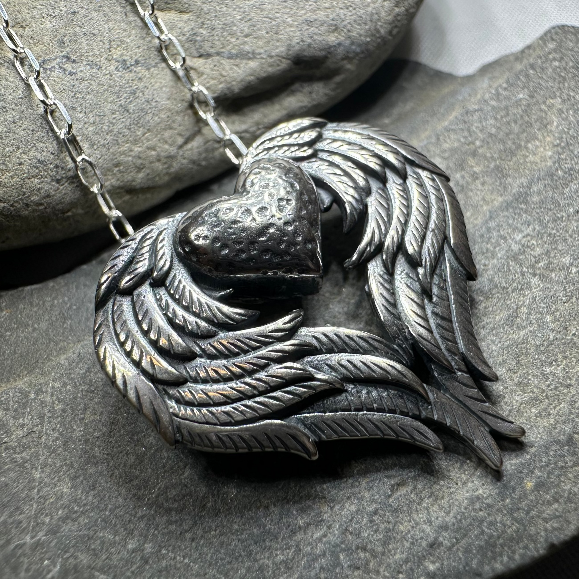 Seraphina Angel Wings Necklace — view 7
