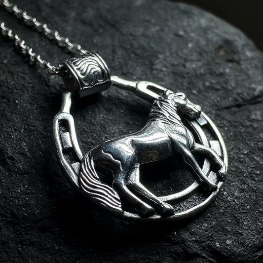 Rodeo Horse Necklace — view 8