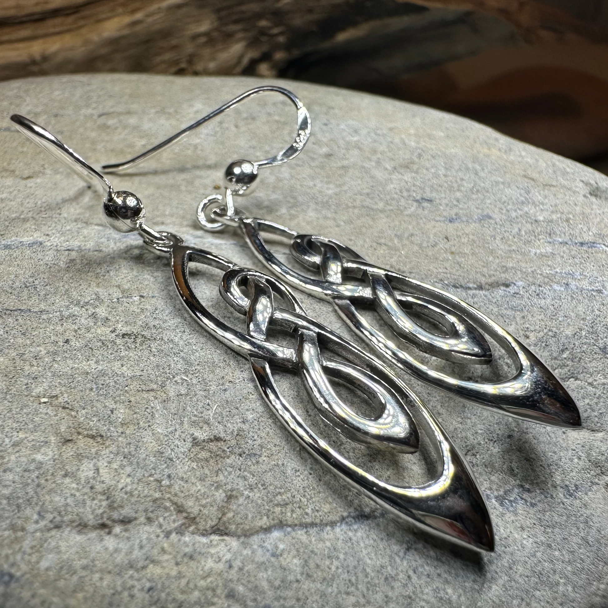 Tamsin Celtic Knot Earrings — view 2
