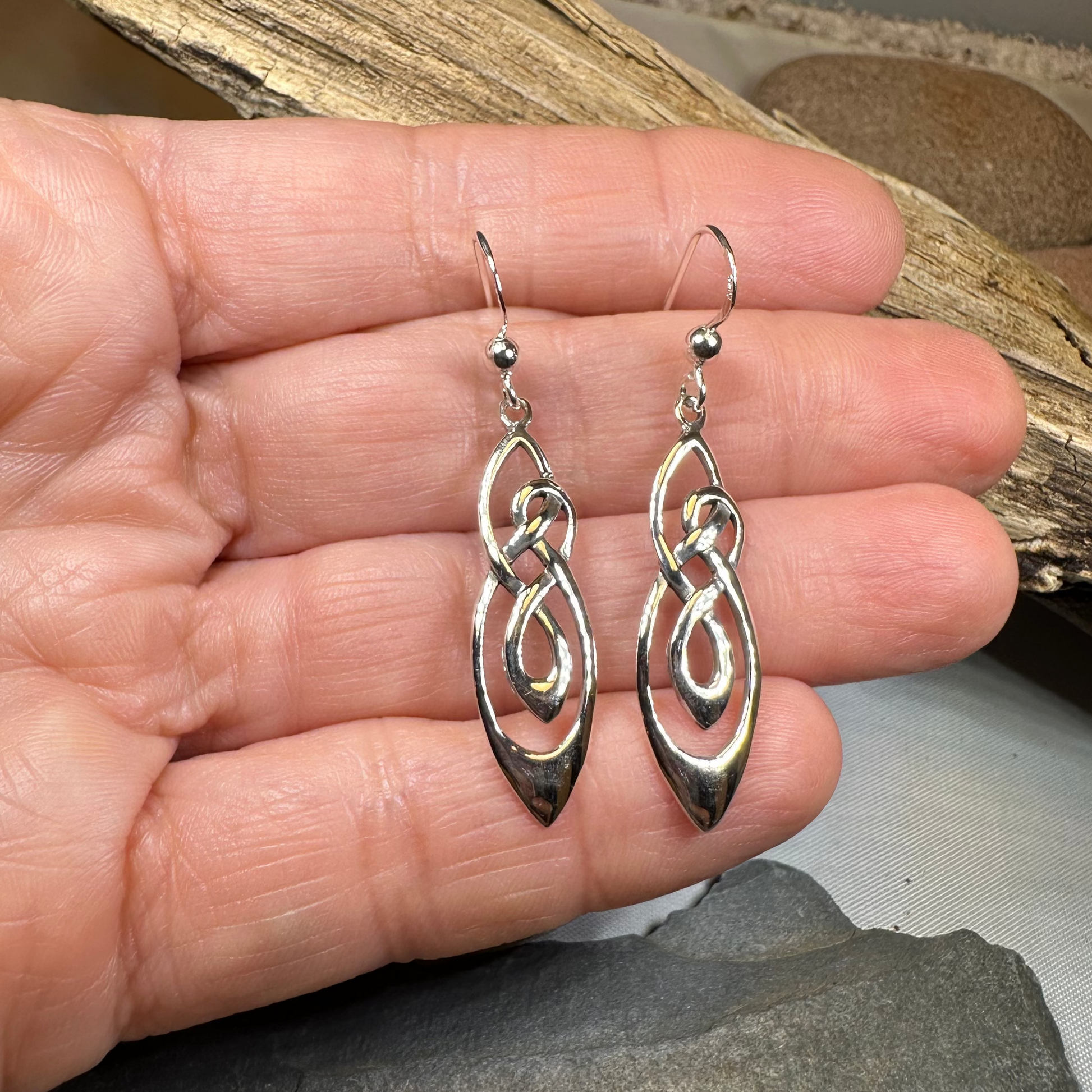 Tamsin Celtic Knot Earrings — view 5