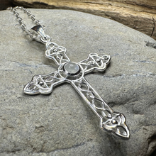 Load image into Gallery viewer, Gratitude Celtic Cross Necklace
