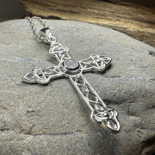 Load image into Gallery viewer, Gratitude Celtic Cross Necklace
