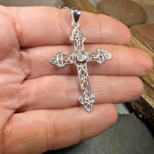 Load image into Gallery viewer, Gratitude Celtic Cross Necklace
