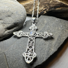 Load image into Gallery viewer, Gratitude Celtic Cross Necklace
