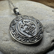 Load image into Gallery viewer, Rixon Celtic Dragon Necklace
