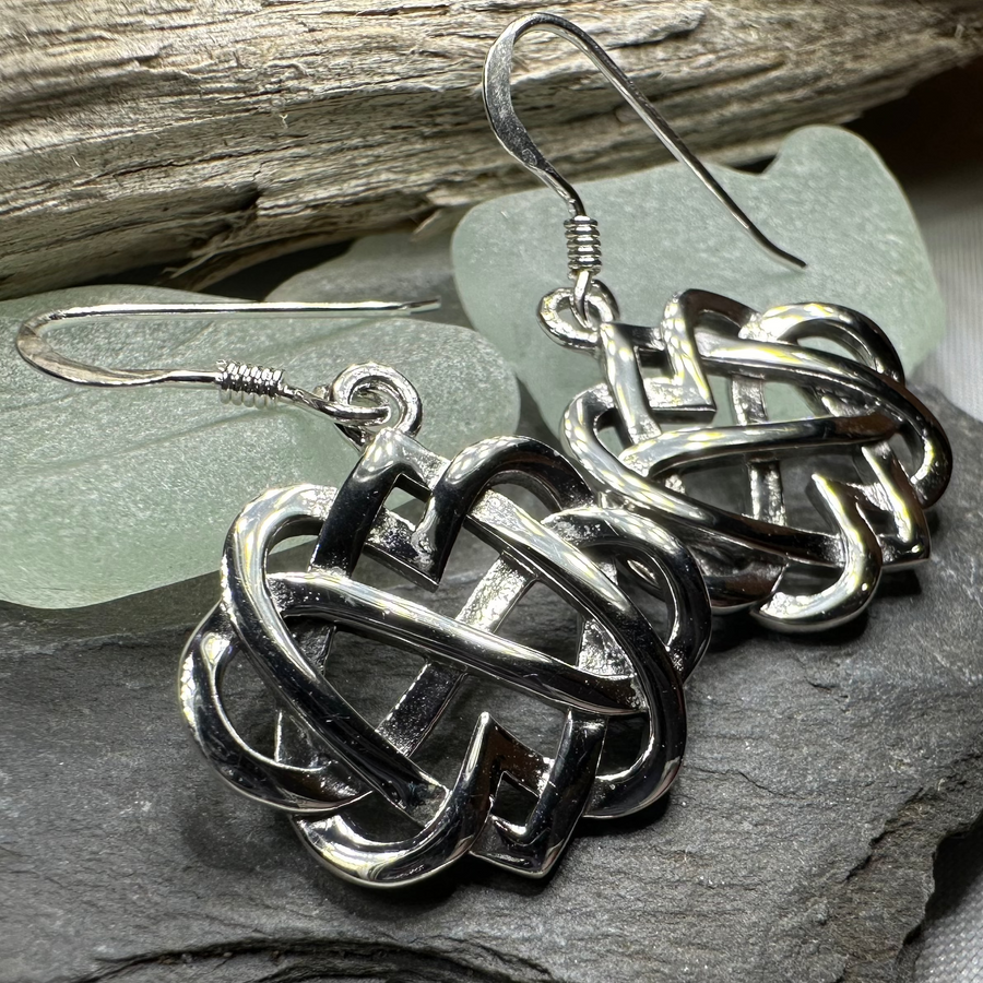 Infinite Love Heart Earrings