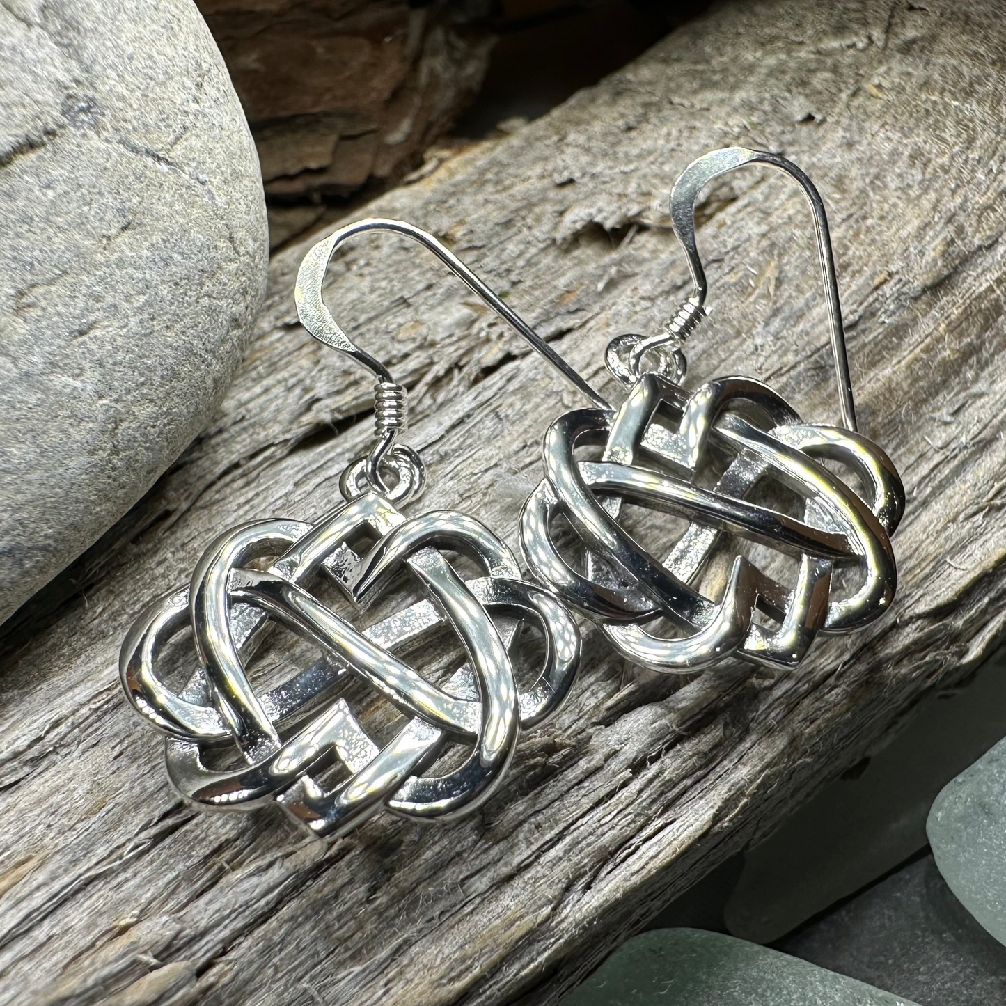 Infinite Love Heart Earrings — view 6