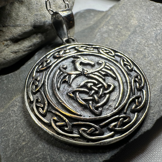 Rixon Celtic Dragon Necklace