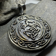 Load image into Gallery viewer, Rixon Celtic Dragon Necklace
