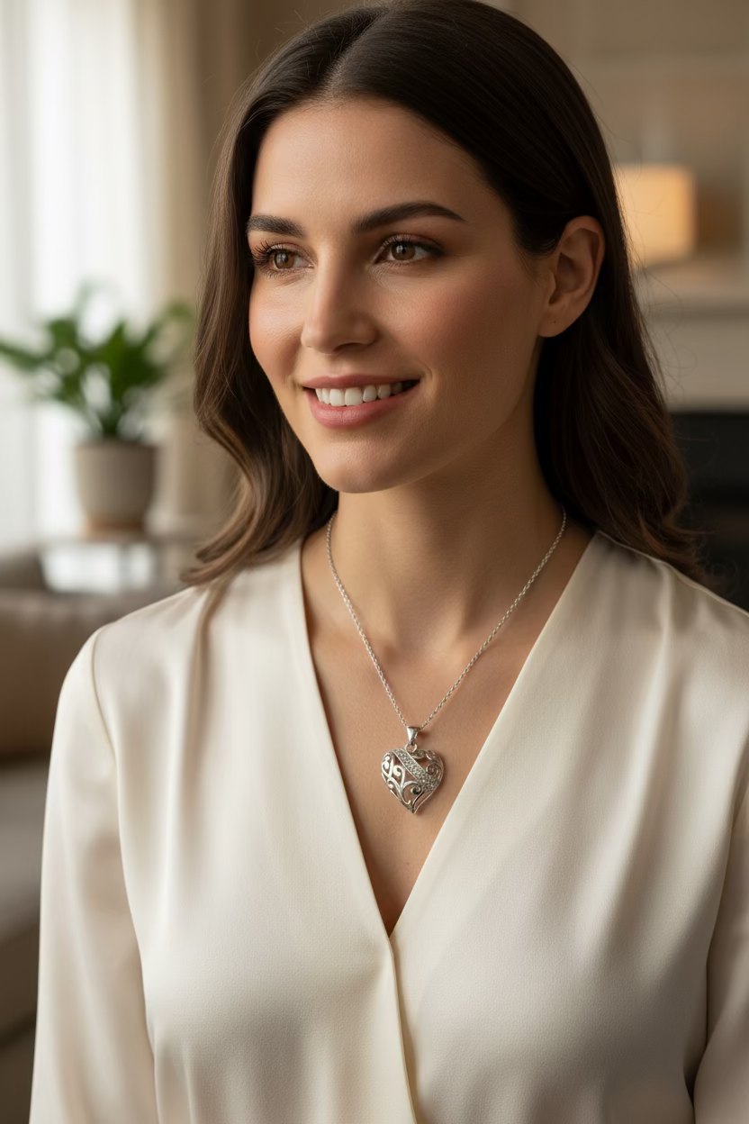 Sweet Heart Necklace — view 7