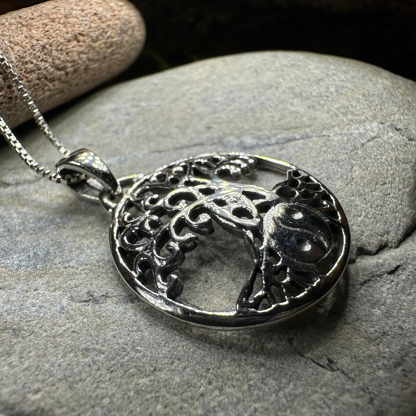 Yin Yang Tree of Life Necklace — view 4