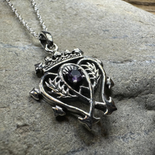 Load image into Gallery viewer, Amethyst Luckenbooth Necklace
