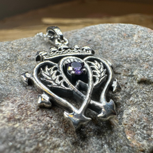 Load image into Gallery viewer, Amethyst Luckenbooth Necklace
