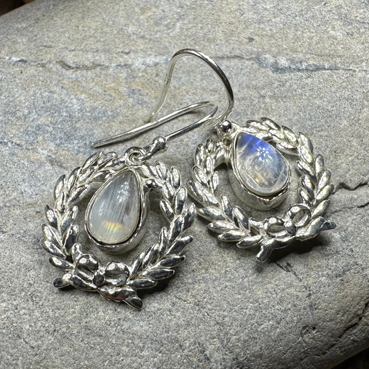 Celtic Victory Wreath Earrings — view 9