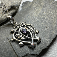 Load image into Gallery viewer, Amethyst Luckenbooth Necklace
