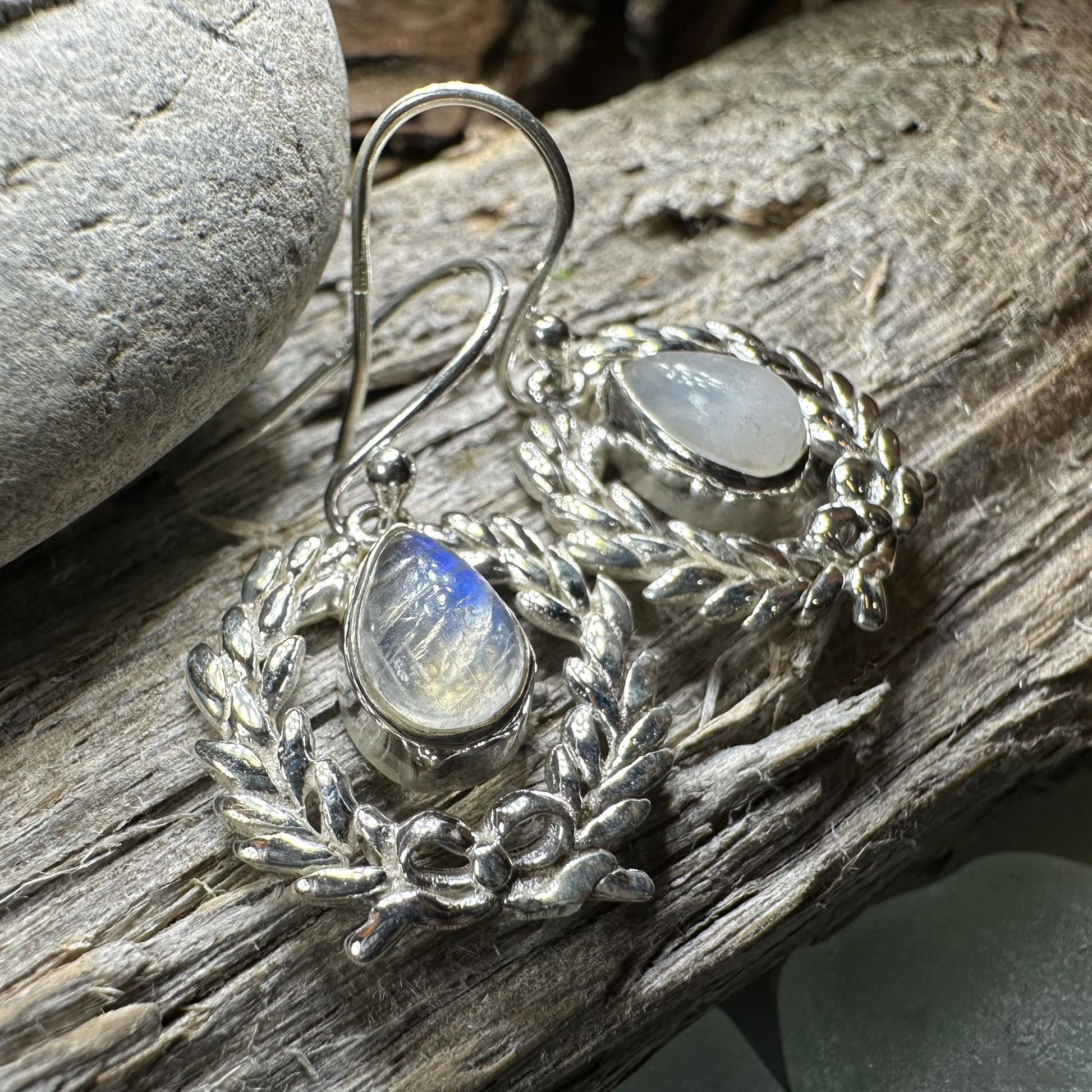 Celtic Victory Wreath Earrings — view 7