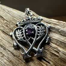 Load image into Gallery viewer, Amethyst Luckenbooth Necklace
