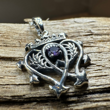 Load image into Gallery viewer, Amethyst Luckenbooth Necklace
