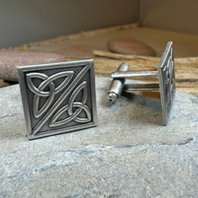 Load image into Gallery viewer, Trinity Knot Cuff Links
