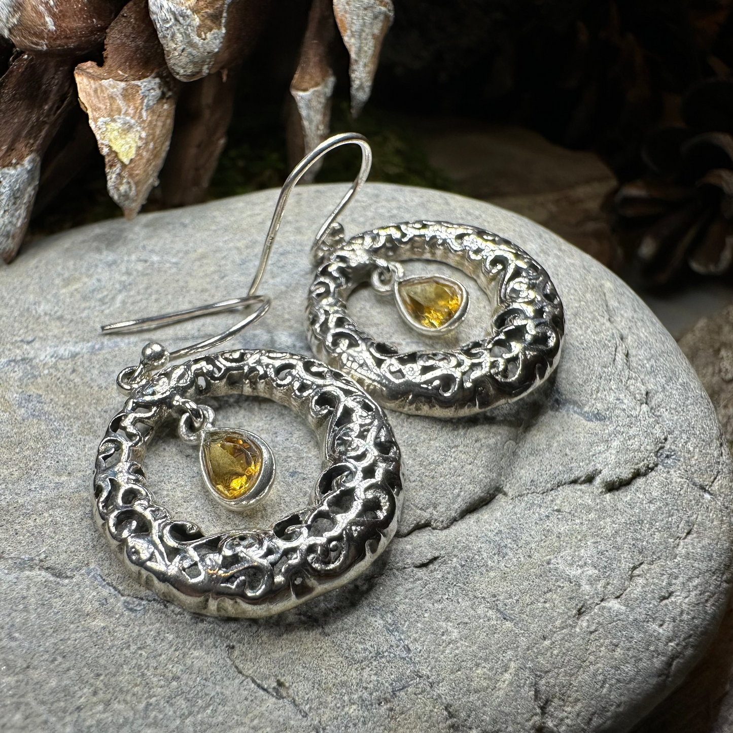 Celtic Spring Celtic Knot Earrings — view 2