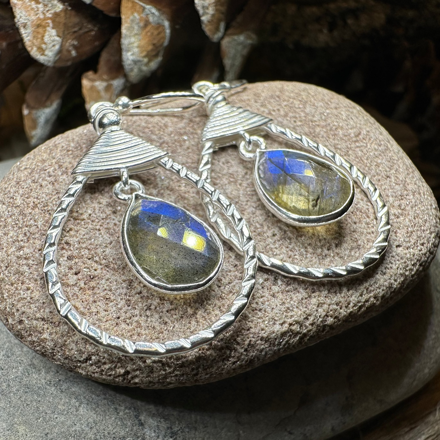 Delyth Celtic Earrings — view 8