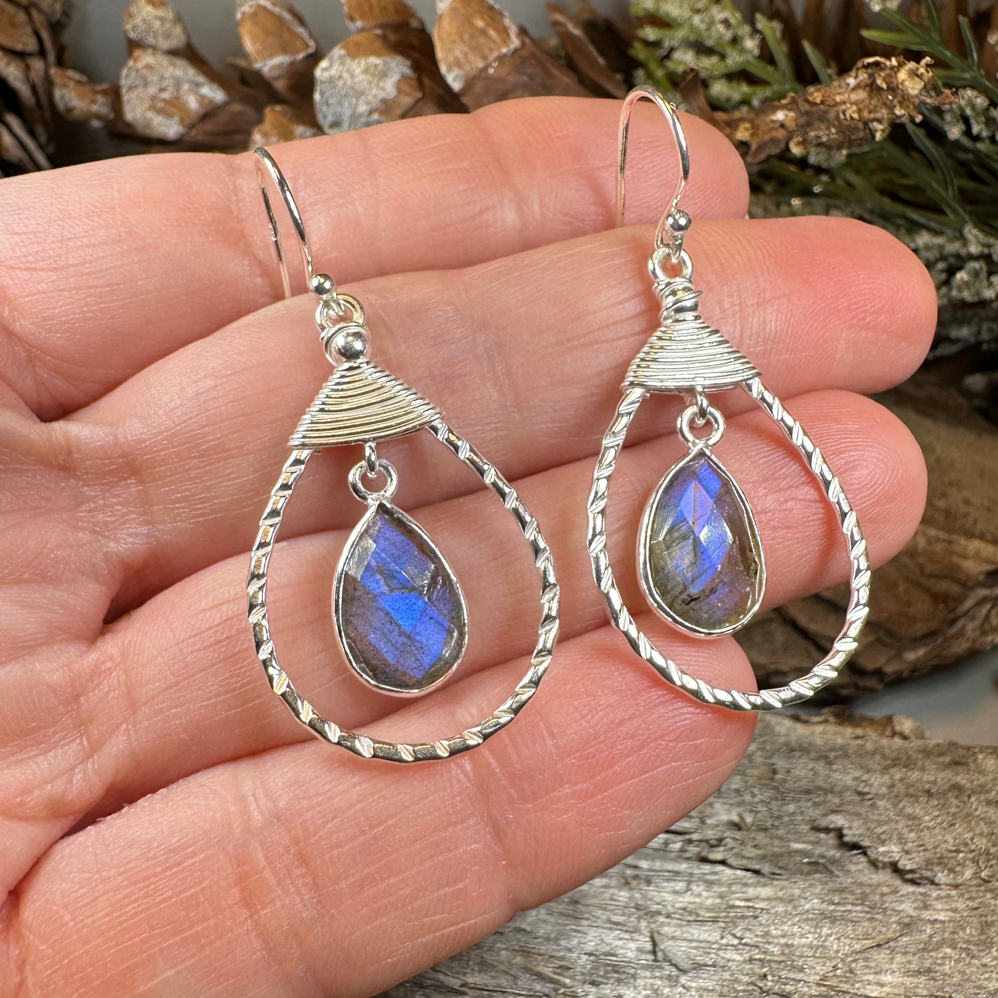 Delyth Celtic Earrings — view 6