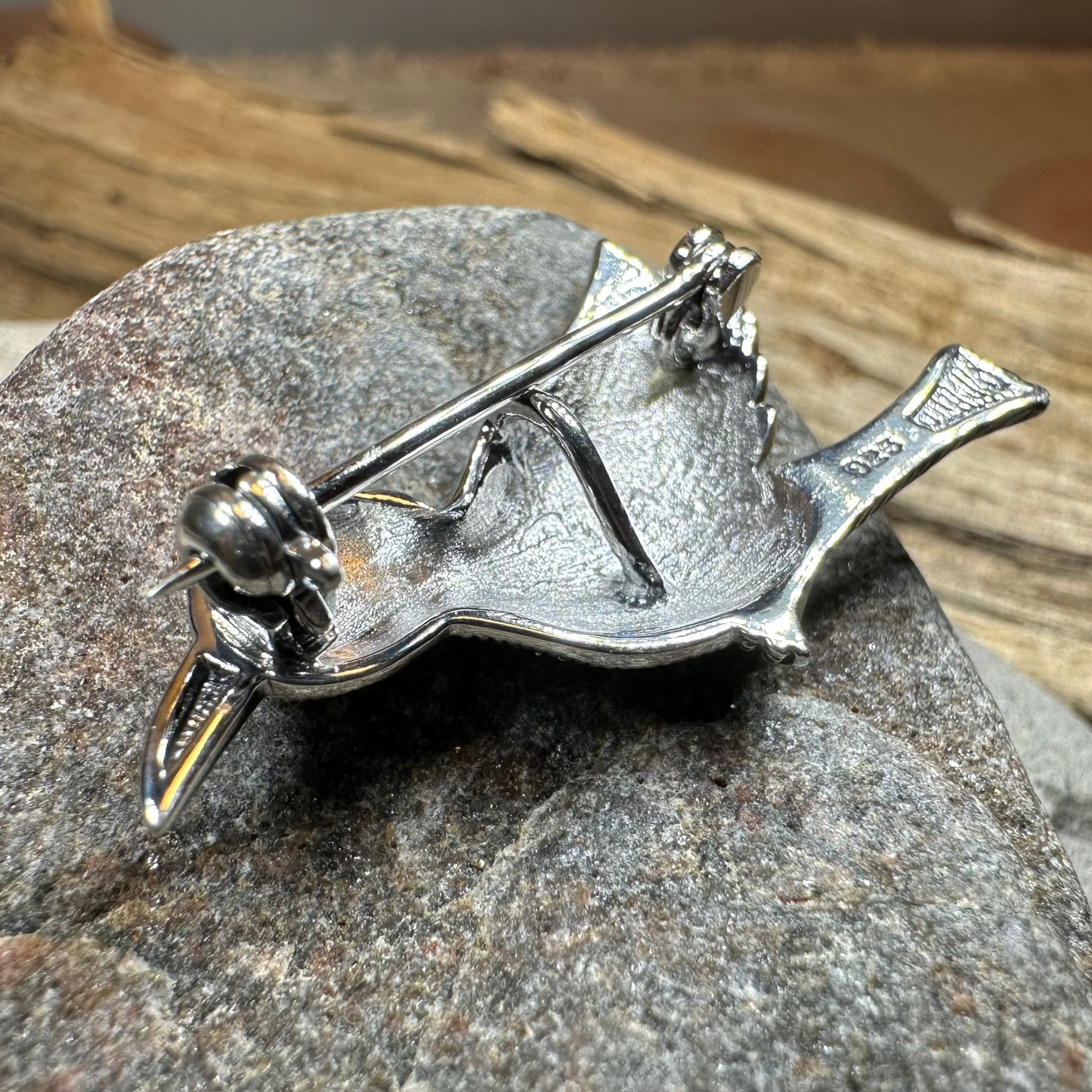 Marcasite Hummingbird Brooch