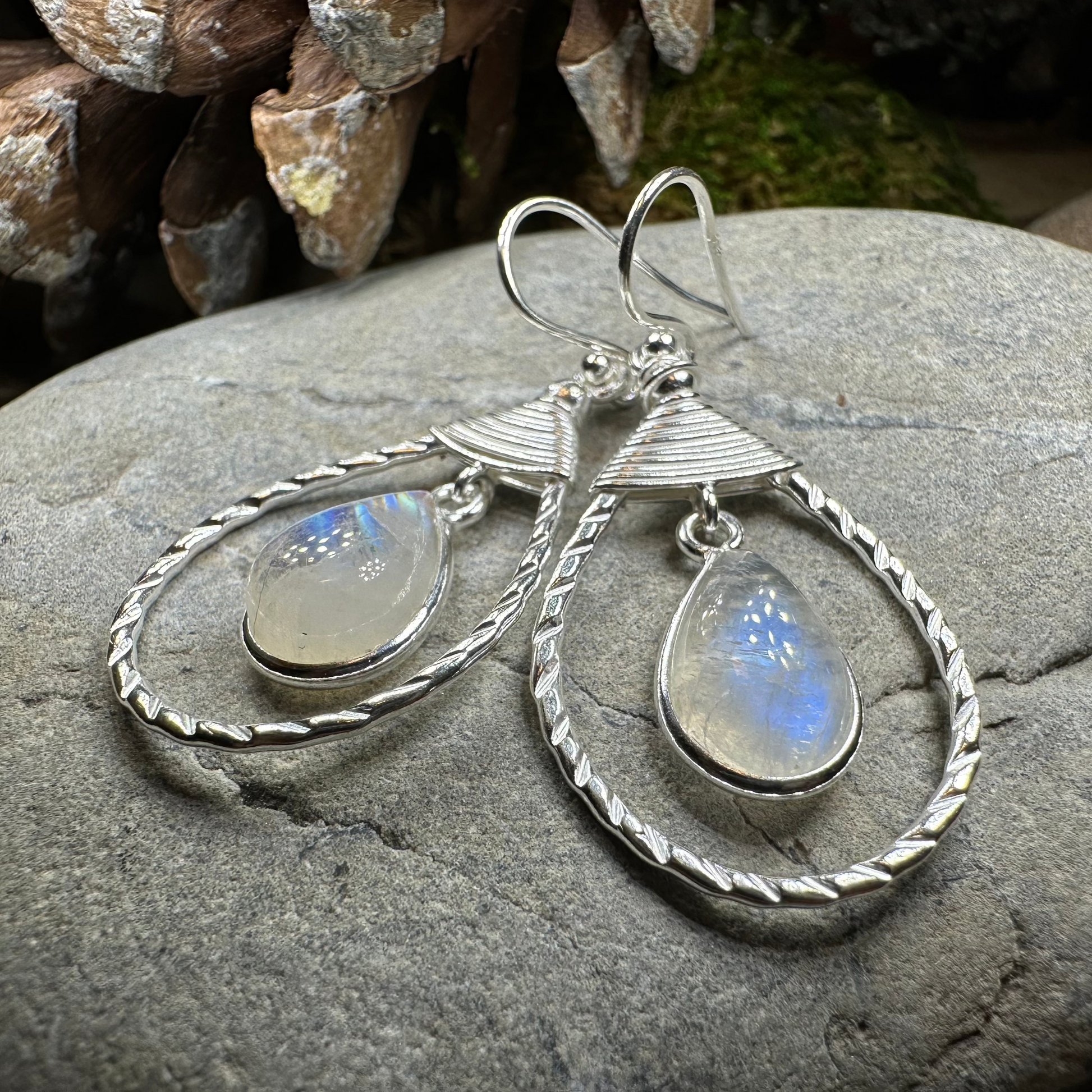 Delyth Celtic Earrings — view 4