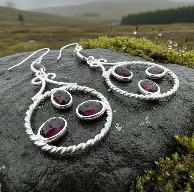 Raelynn Celtic Earrings in sterling silver