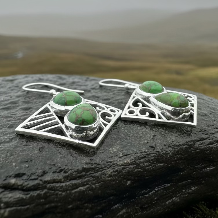 Mavis Celtic Earrings — view 2