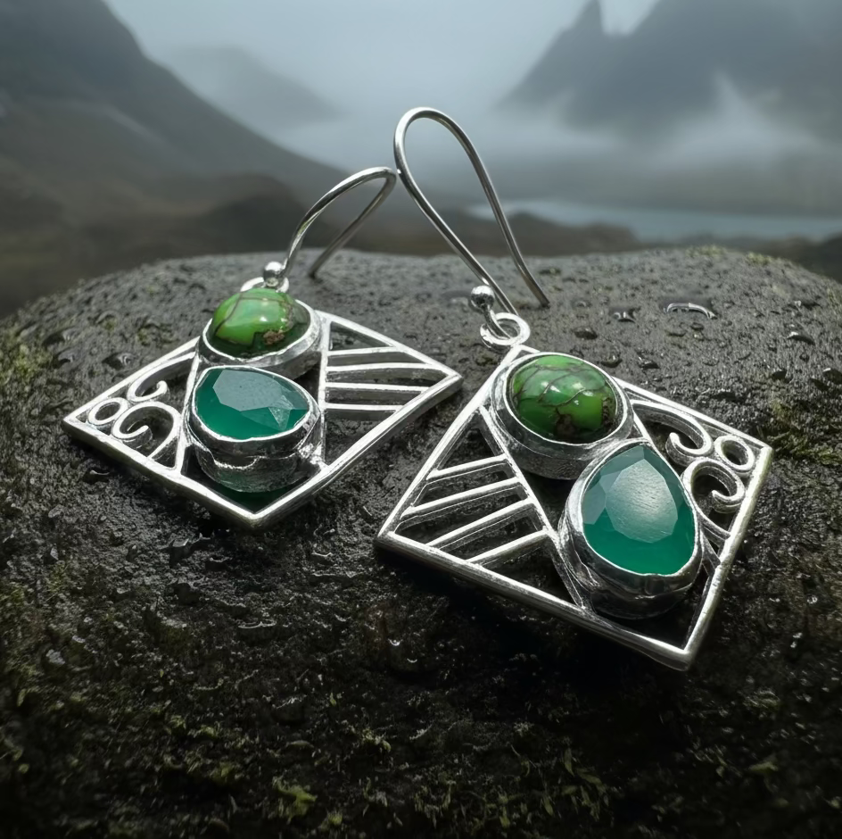 Mavis Celtic Earrings in sterling silver