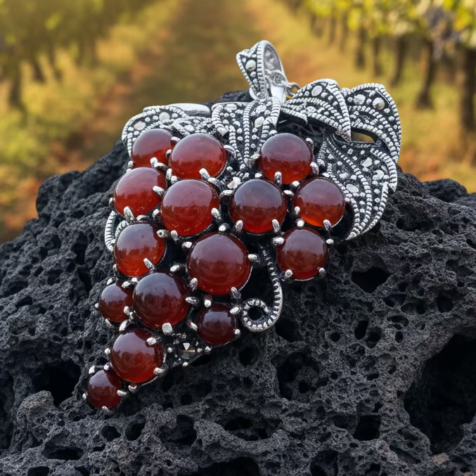 Wine Lovers Vineyard Necklace