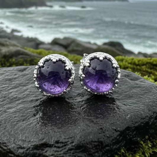 Innocence Post Earrings in sterling silver