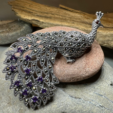 Load image into Gallery viewer, Bellevue Peacock Brooch &amp; Pendant
