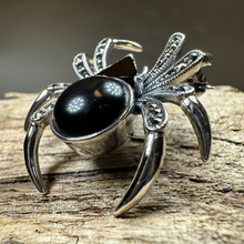 Load image into Gallery viewer, Marcasite Spider Brooch

