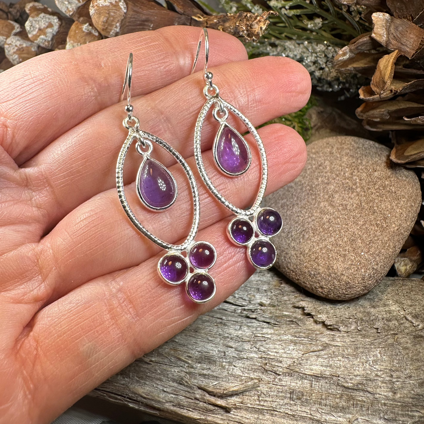 Brygid Celtic Goddess Earrings — view 3