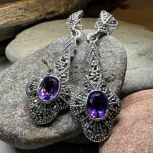 Load image into Gallery viewer, Alwena Marcasite Earrings
