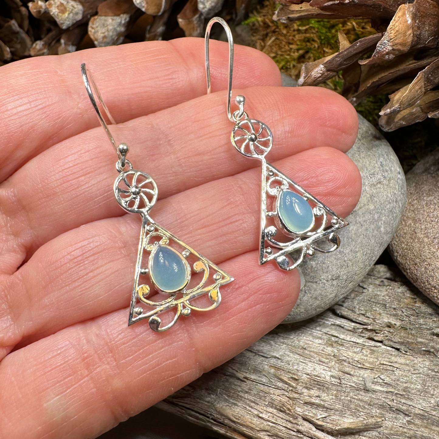 Celtic Wheel of Life Earrings — view 3