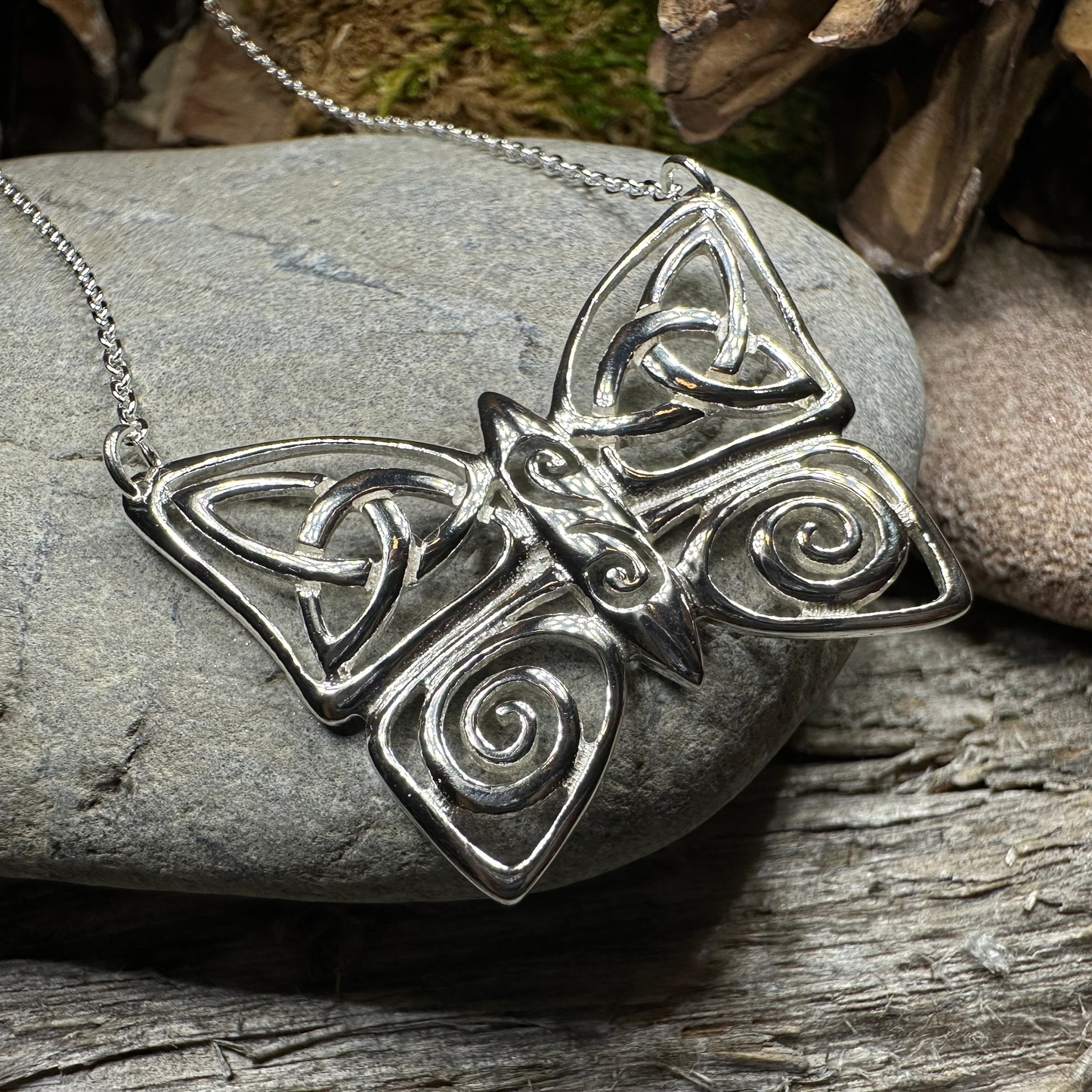 Sireena Butterfly Necklace - Made in Ireland — view 6