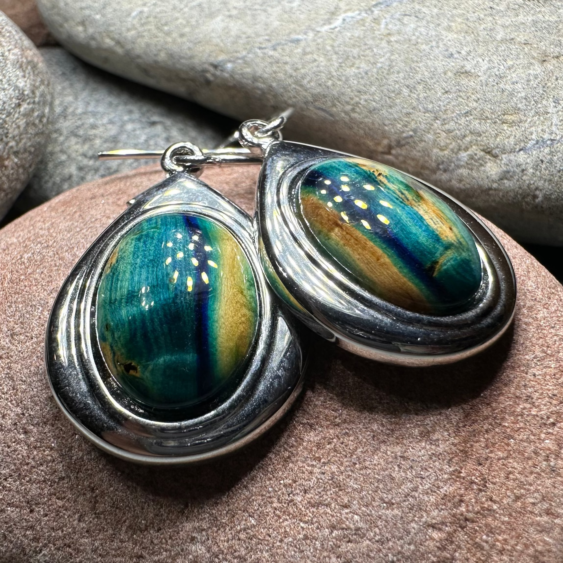 Heathergems Teardrop Earrings - Handmade in Scotland — view 9