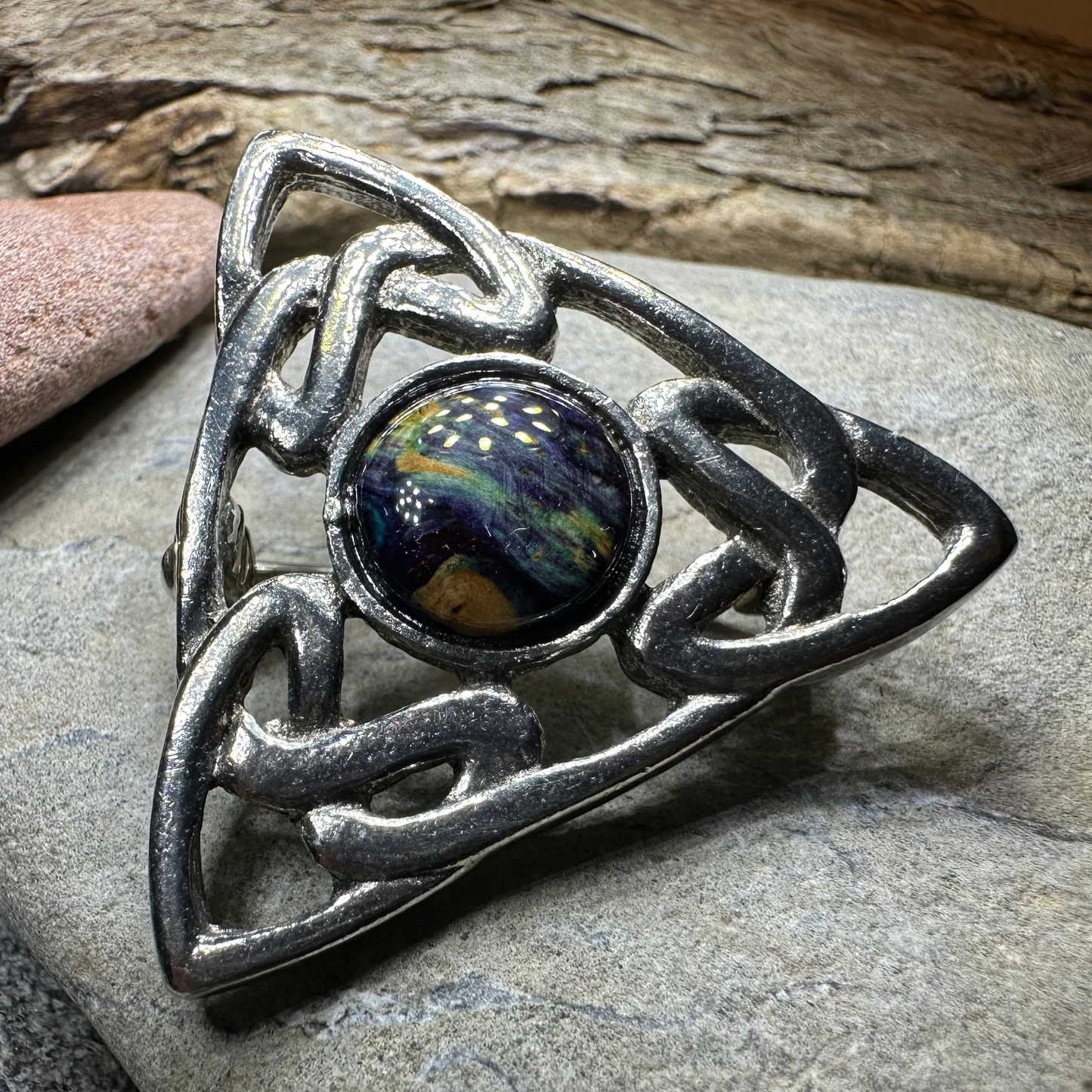 Heathergems Pictish Celtic Knot Brooch - Handmade in Scotland — view 7