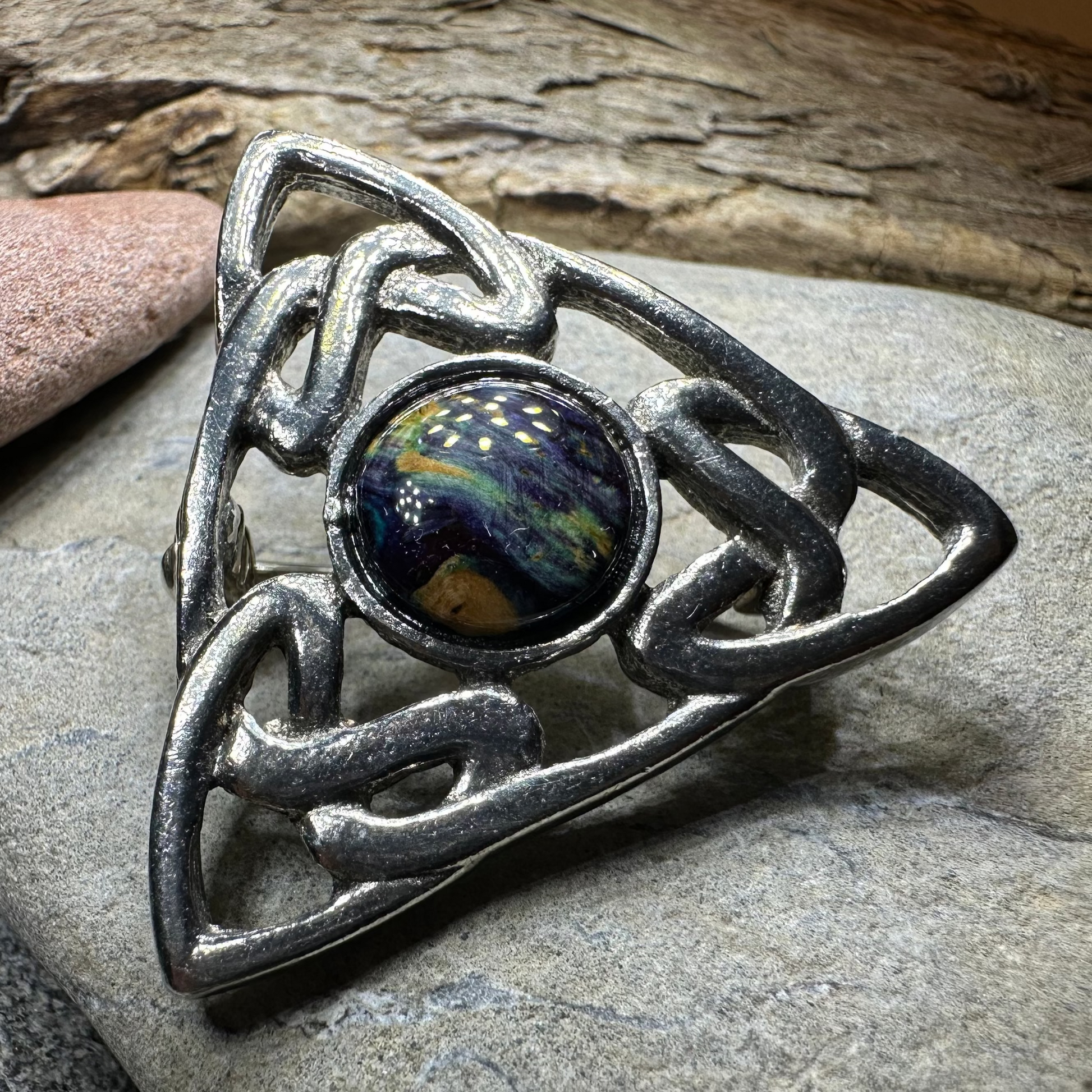 Heathergems Pictish Celtic Knot Brooch - Handmade in Scotland — view 7