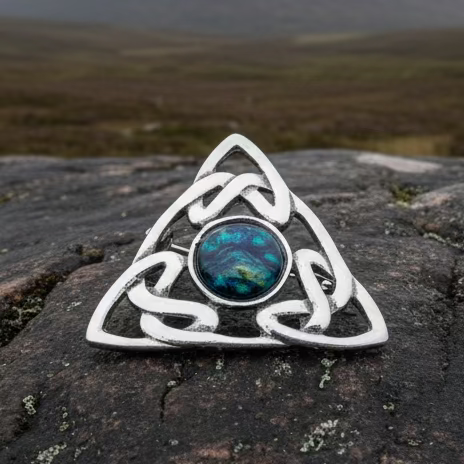 Heathergems Pictish Celtic Knot Brooch - Handmade in Scotland