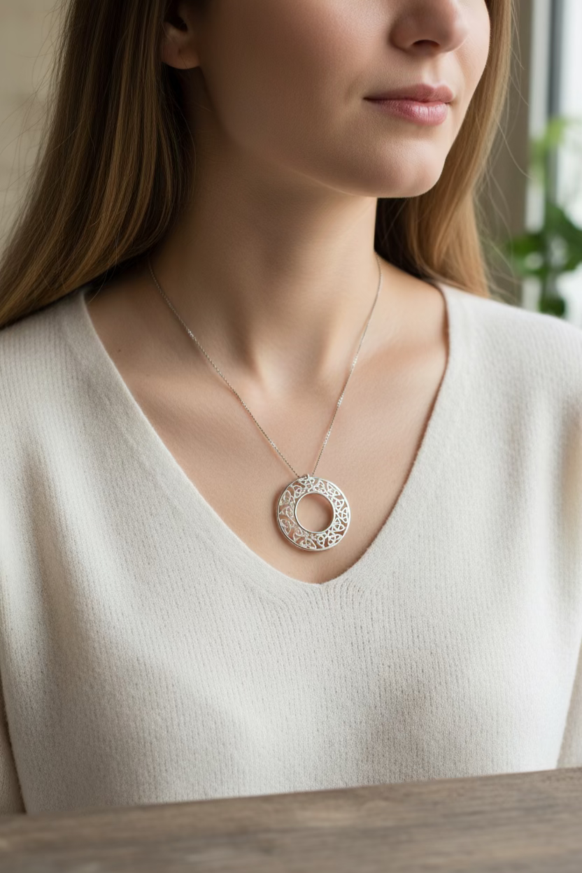 Forever Celtic Knot Necklace - Made in Ireland