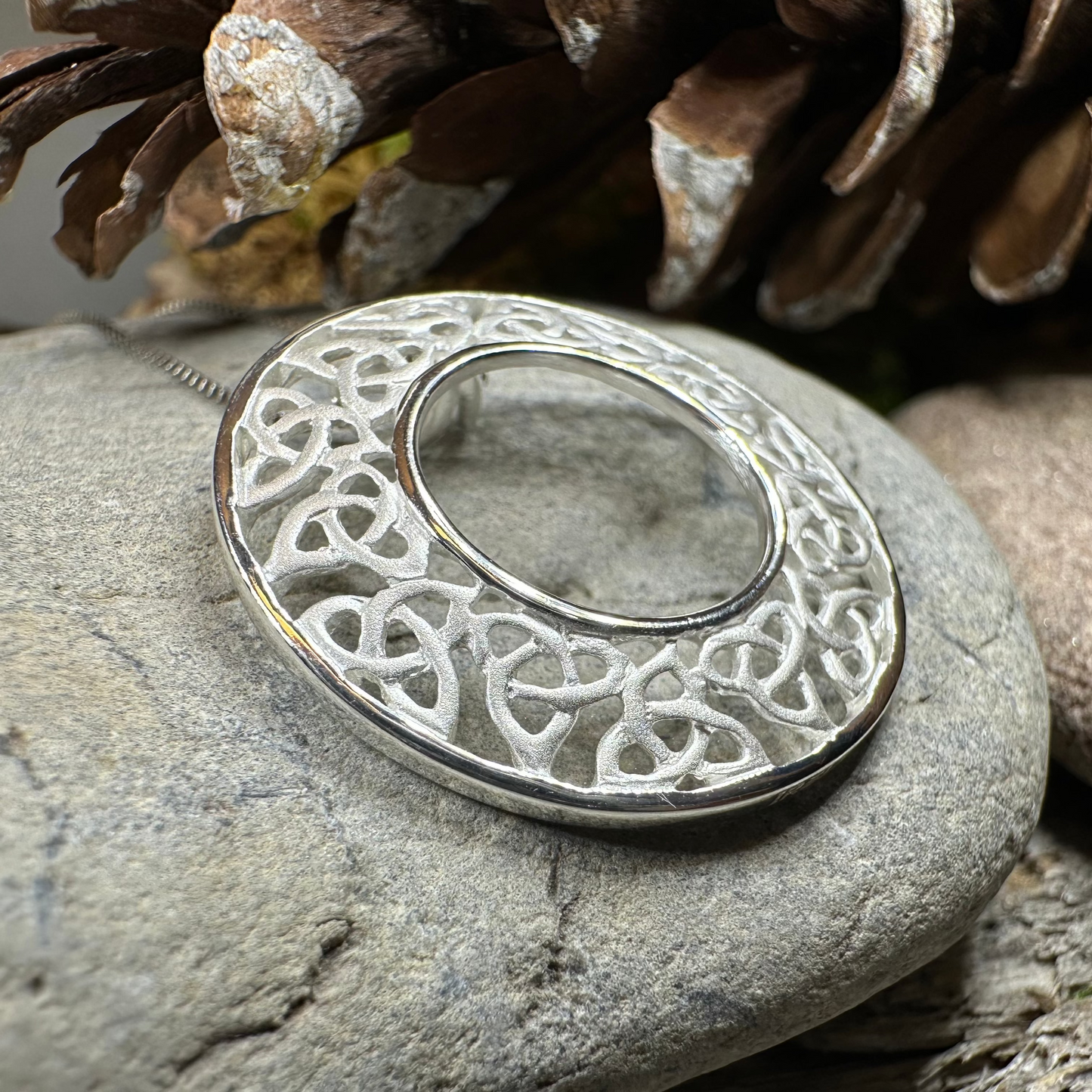Forever Celtic Knot Necklace - Made in Ireland — view 9