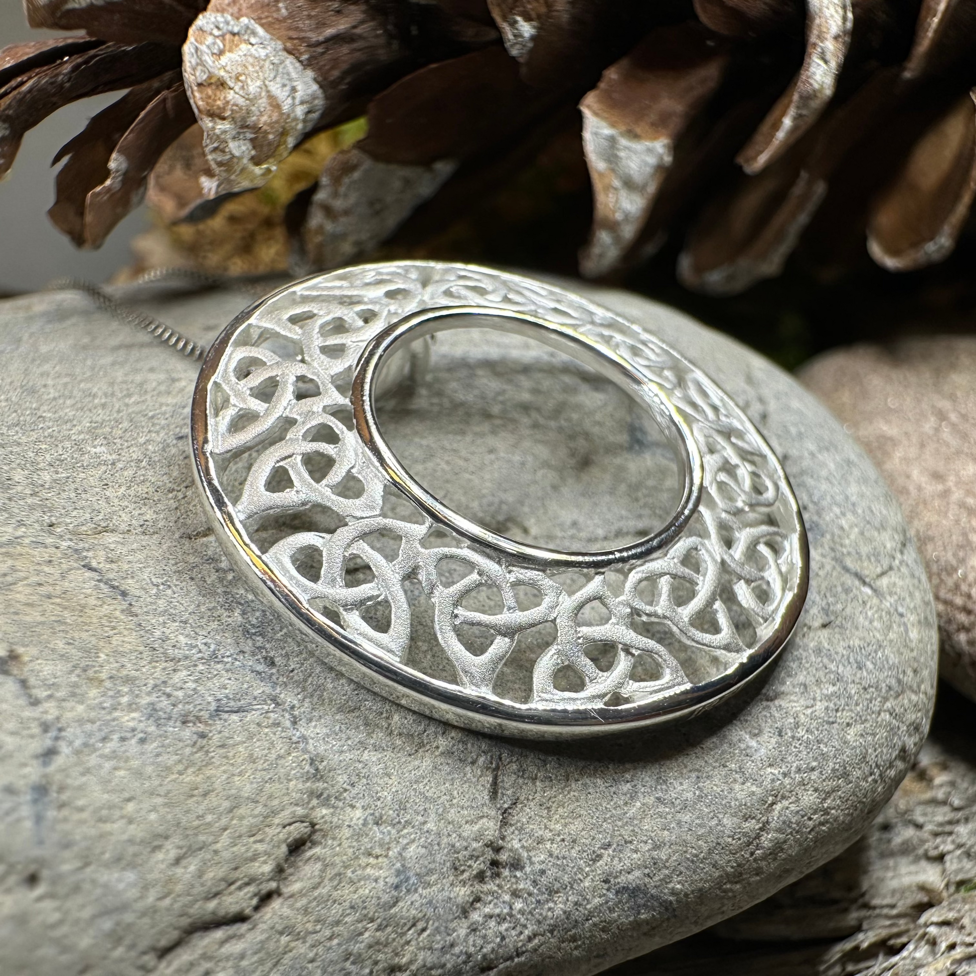 Forever Celtic Knot Necklace - Made in Ireland — view 9
