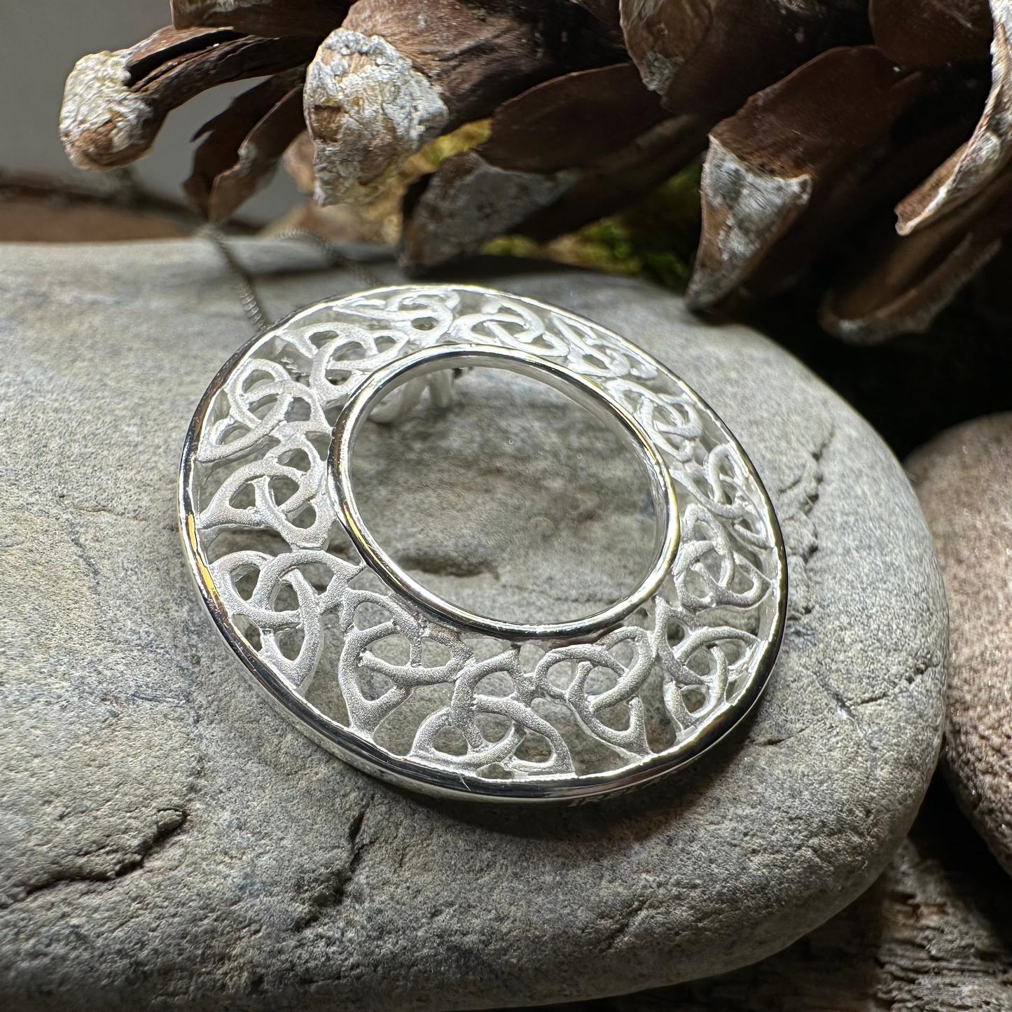 Forever Celtic Knot Necklace - Made in Ireland — view 8